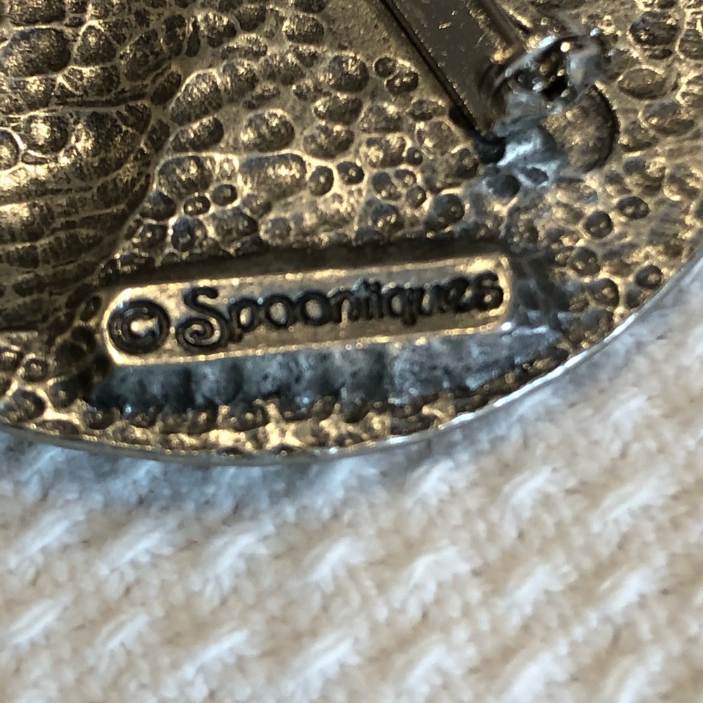 Spoontiques Pewter Vintage Pin/Brooch - Picture 4 of 4